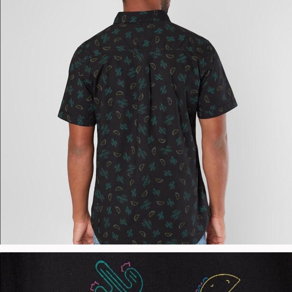 Patterned Button Down - Picture 2 of 4
